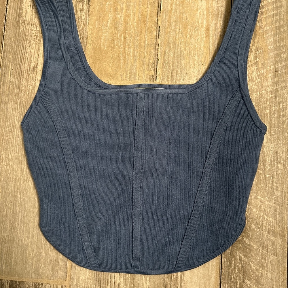 Babaton Navy Tank Top